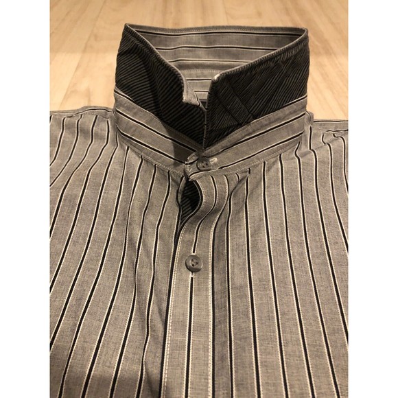 American Eagle Outfitter Premium Vintage Fit Men’s Gray Stripes Down XXL 2XLarge - Picture 11 of 14